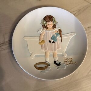 My Bruzzer Had A Fever by Bessie Pease Gutmann Vintage 3D Collectors Plate 556